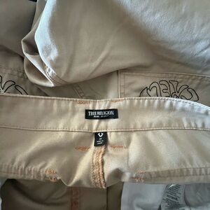 True Religion Beige Women's Boot Cut Pants